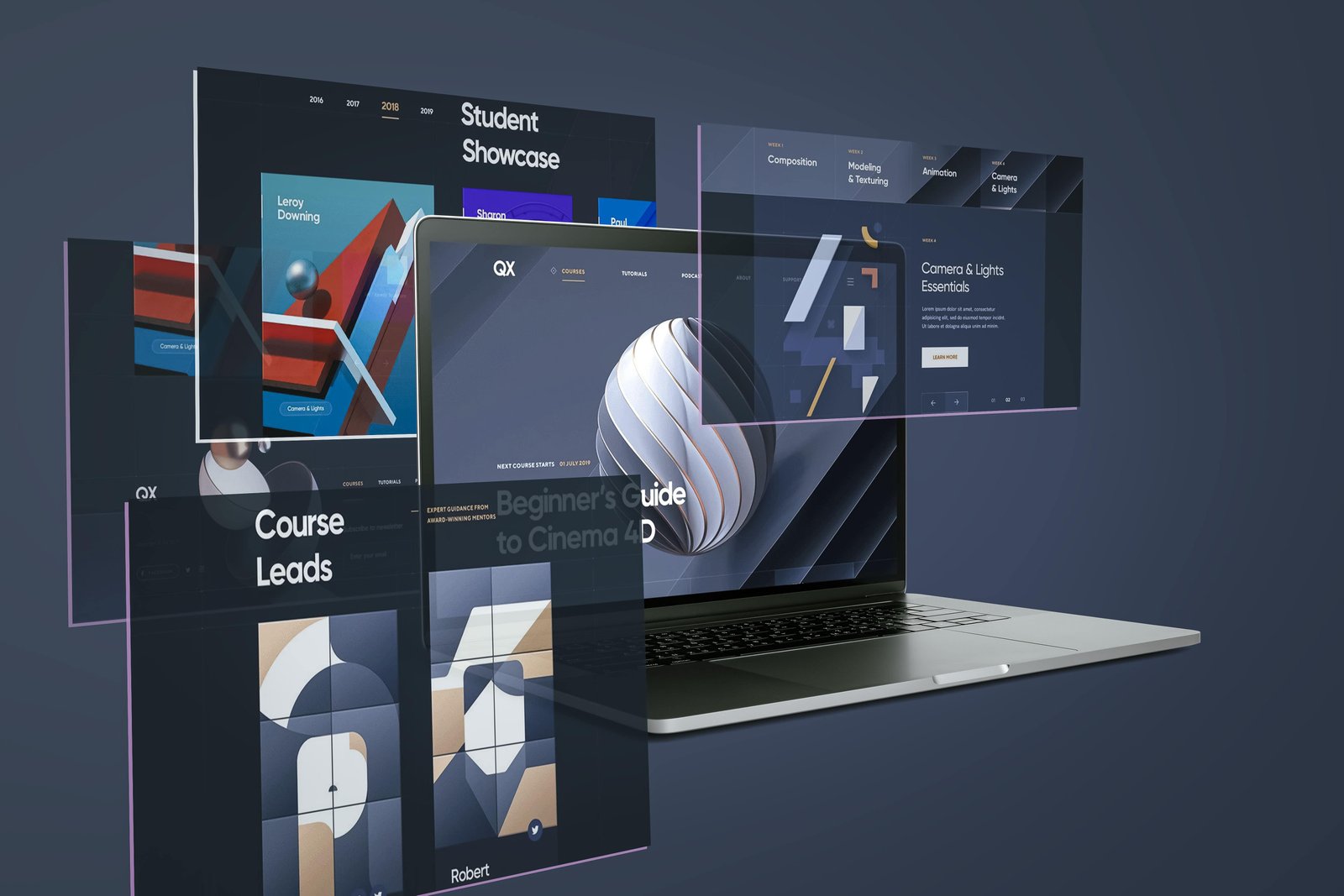 Education portal web project preview